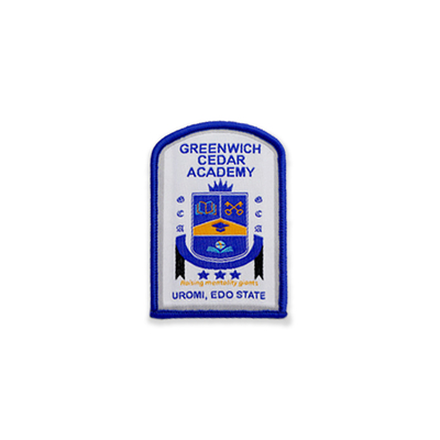 Las insignias tejidas Applique del remiendo de la escuela, cosen en el OEM bordado de los remiendos