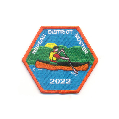 Hierro de Logo Embroidered Sports parches Mermado encendido para caminar acontecimientos que acampan