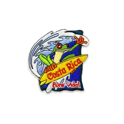 La felpilla bordó a Logo parches Para Sombreros 3,5&quot; material del poliéster de la altura