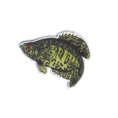 Pesca del bordado Logo parches, de insignias traseras de la ropa que planchan y de remiendos