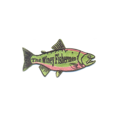 Pesca del bordado Logo parches, de insignias traseras de la ropa que planchan y de remiendos