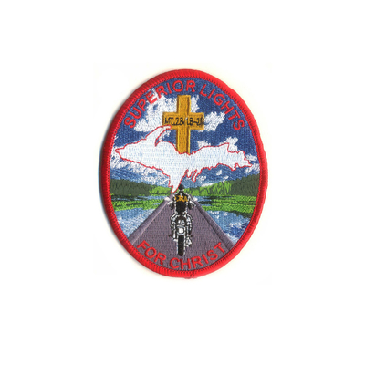 Merrowed hierro en parches bordados insignias de ropa recuerdo de Boy Scout