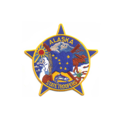 El recuerdo se divierte el bordado de la insignia, 3,5&quot; hierro de la altura en los remiendos para las gorritas tejidas