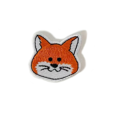 El laser animal de la camiseta del Fox Logo Ropa Embroidered parches Para cortó la frontera