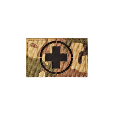 3M militar Reflective Velcro Patch cortó el material de fluorescencia con tintas de nylon de la frontera