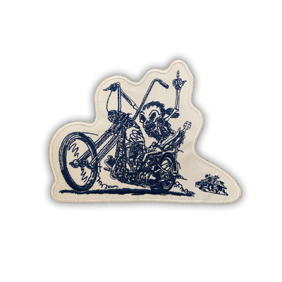 El material de la tela cruzada bordó los remiendos del motorista, hierro en el OEM de los remiendos de la motocicleta