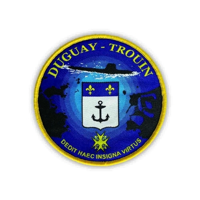 Etiqueta tejida velcro Mermado del remiendo del brazal para los militares de la marina de guerra