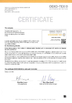 China Shenzhen K&amp;F Apparel Co., Ltd certificaciones
